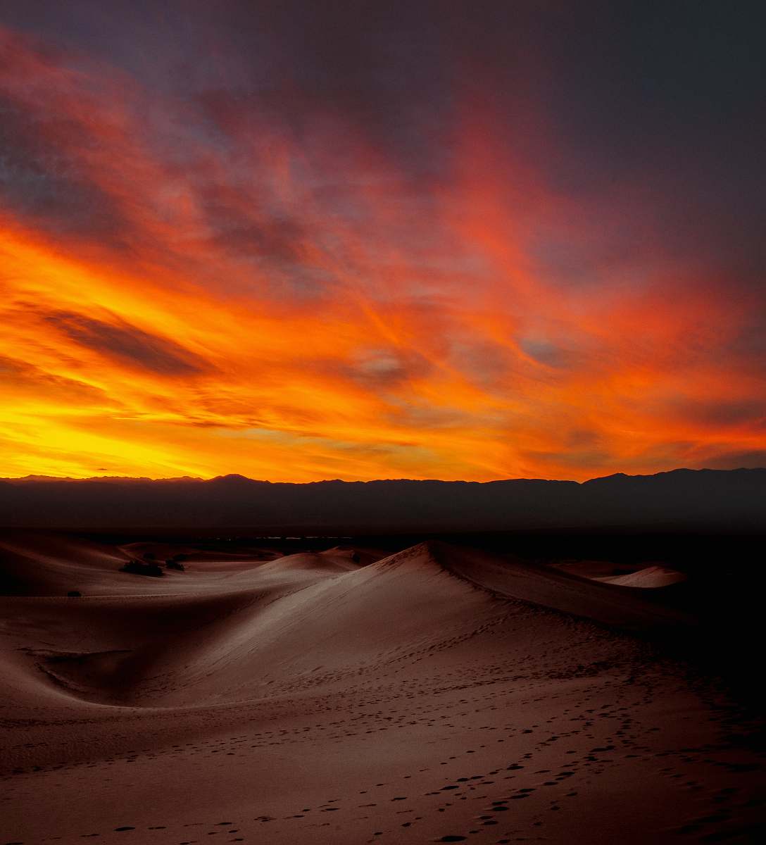 Desert Sunlight Through Clouds Over Mountain Outdoors Image Free Photo