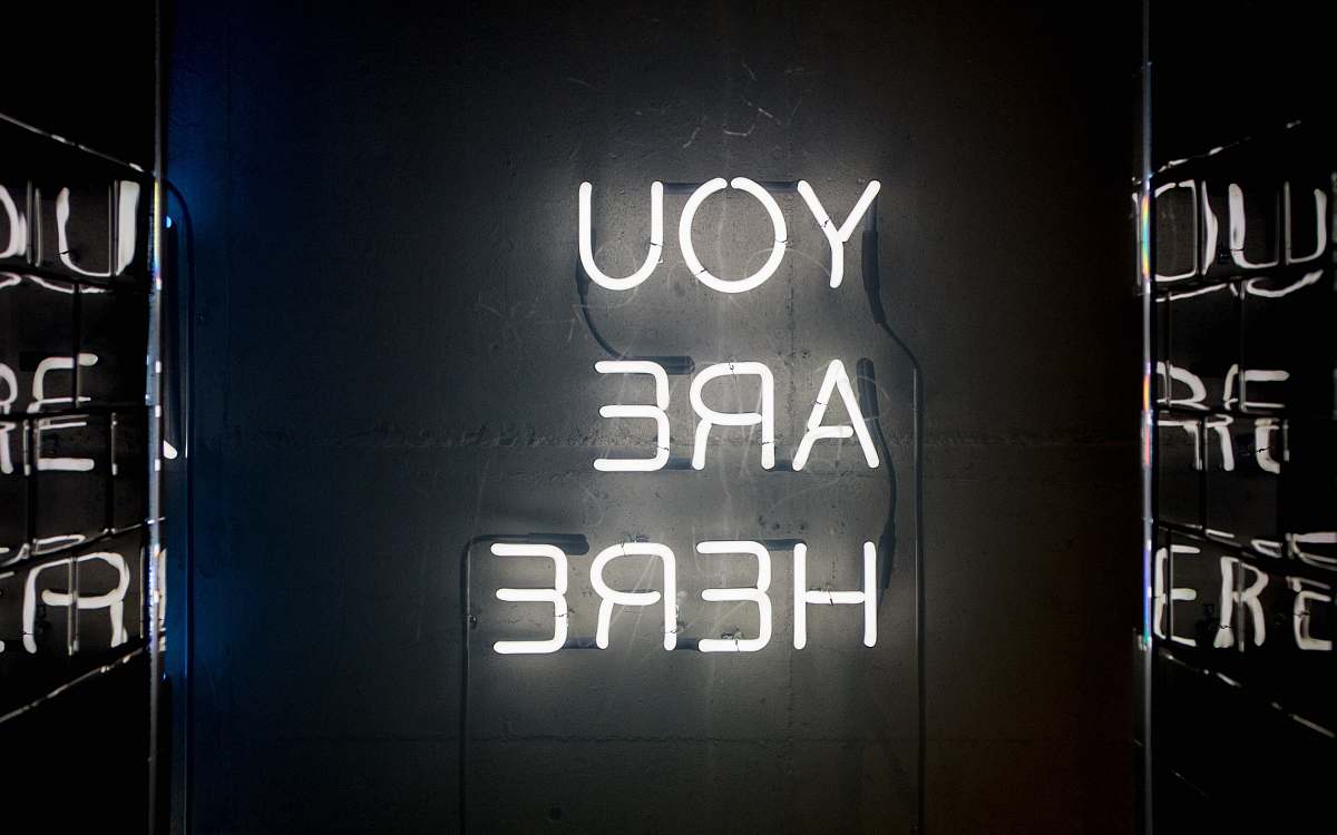 sign white neon light signage words