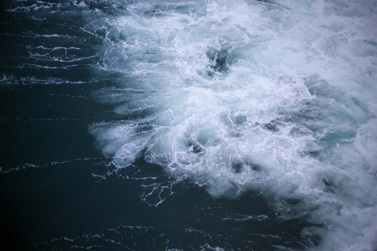 water aerial photo of sea waves sea