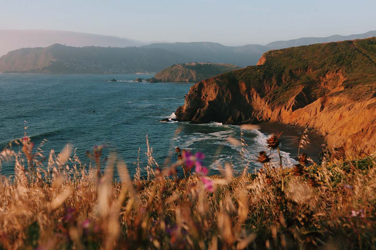 nature cliff during daytime promontory