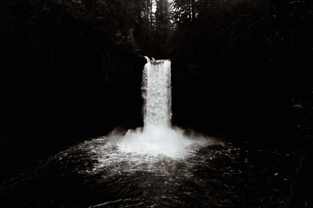 water waterfalls during day river