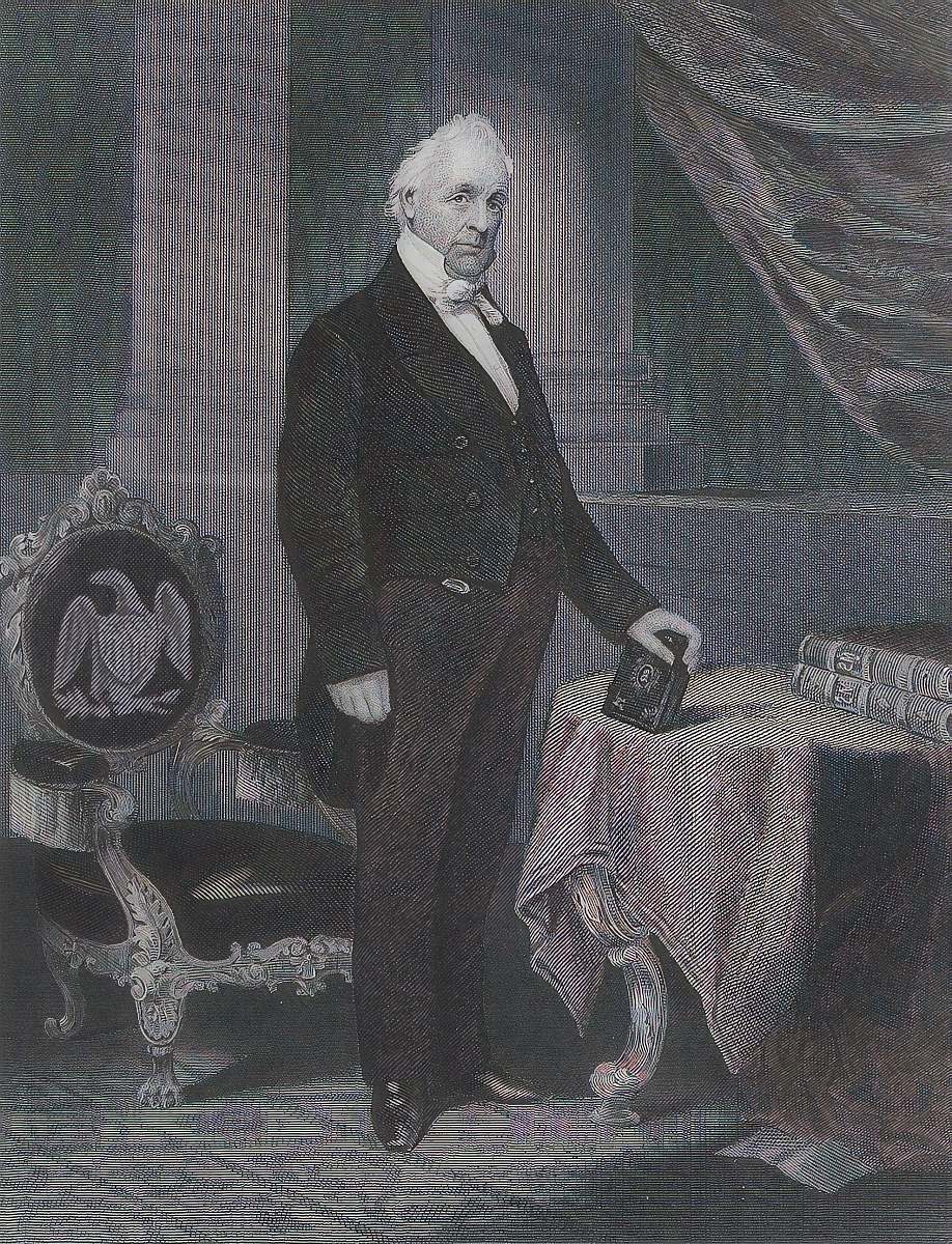 human President James Buchanan grey