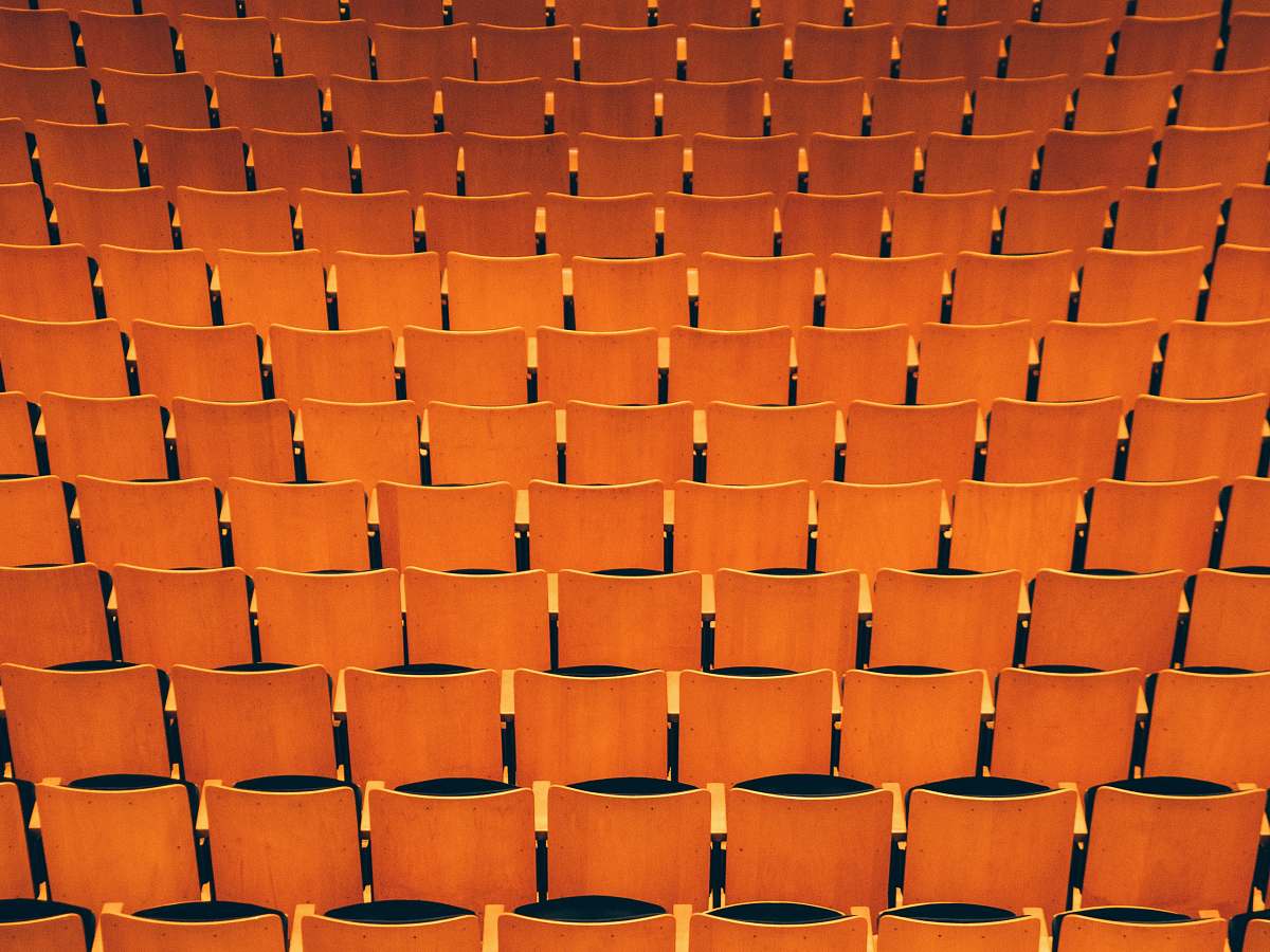 brown empty theater seat omaha
