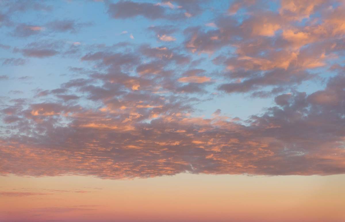 sunset cloudy sky during golden hour sunrise