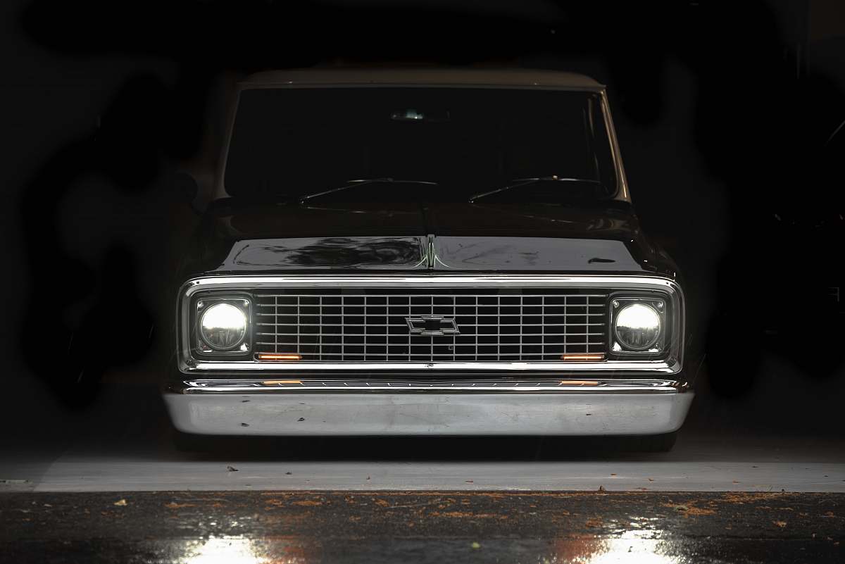 vehicle parked white and gray Chevrolet vehicle automobile