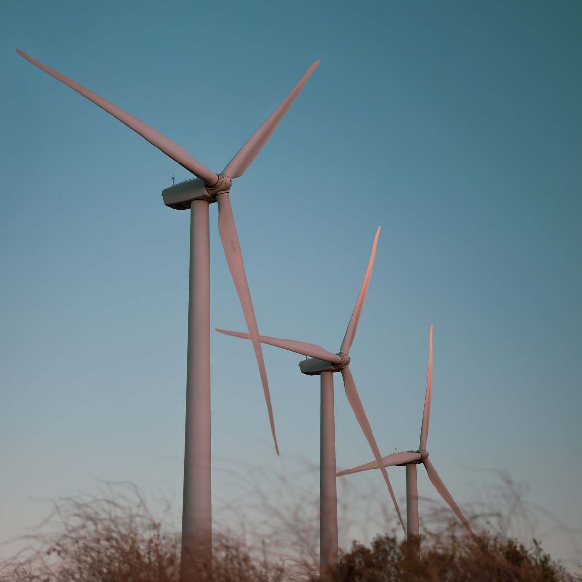engine three gray windmills machine