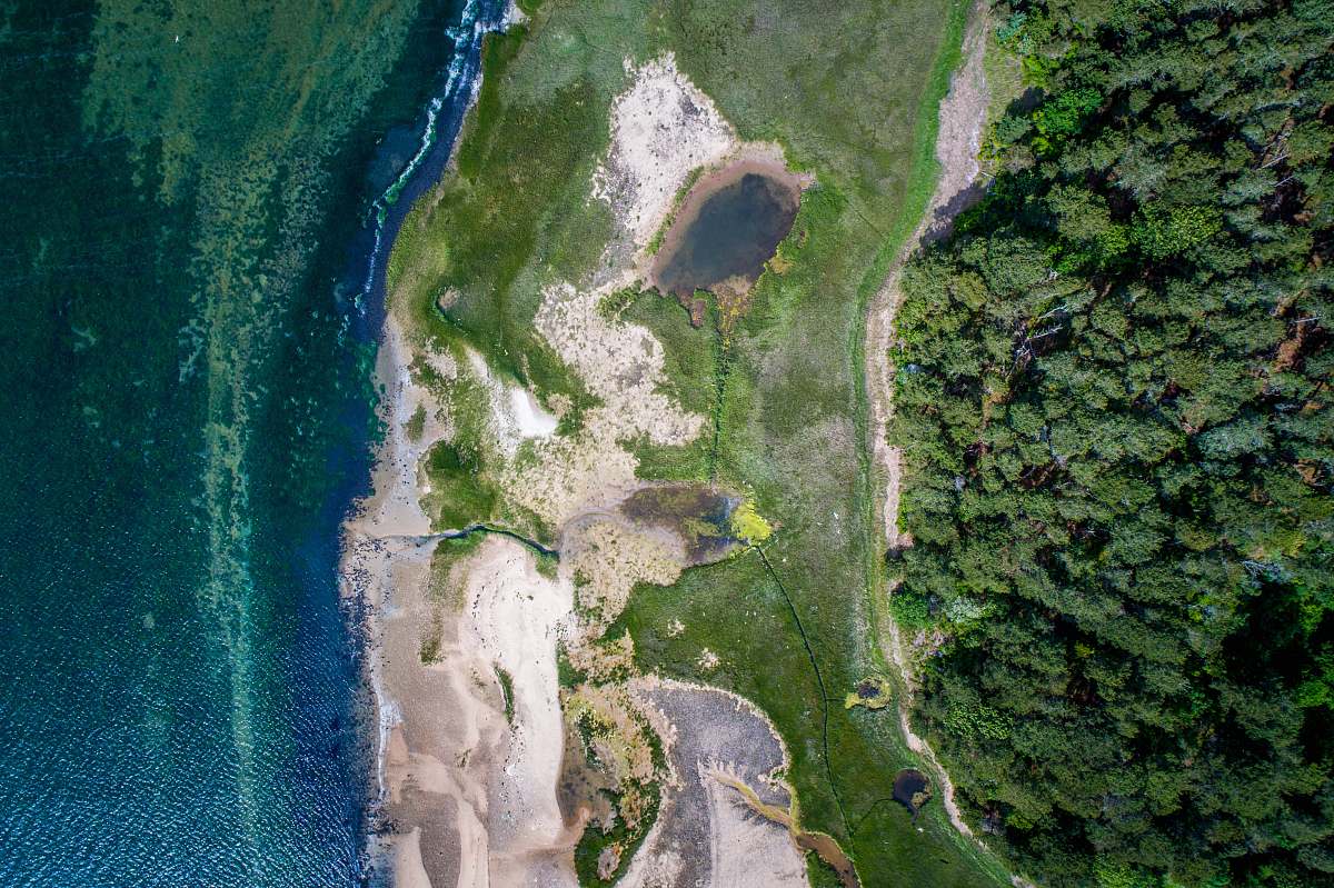 chatham aerial photography of land form and sea massachusetts