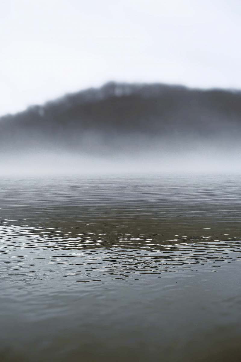 fog body of water during daytime sistersville
