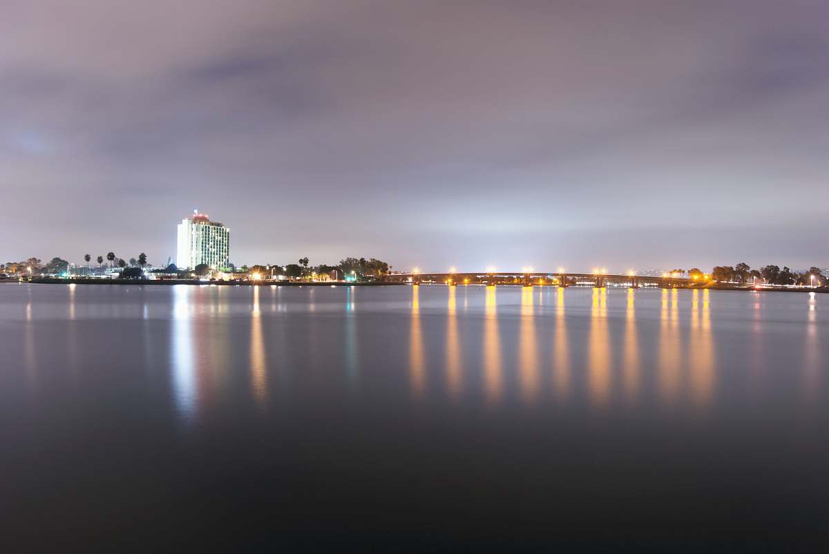 waterfront body of water near building dock
