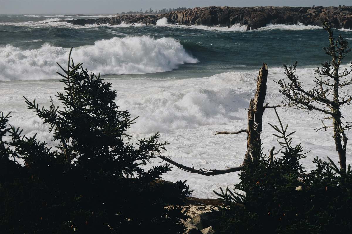 ocean high ocean waves in beach sea