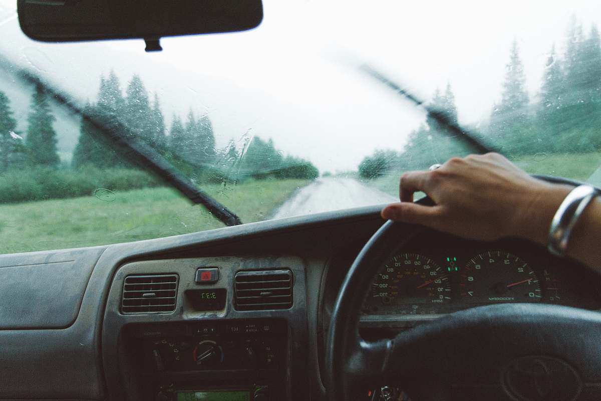 vehicle person driving the car toyota