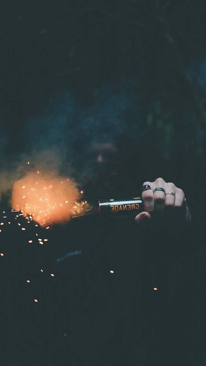 hand person holding tool moody