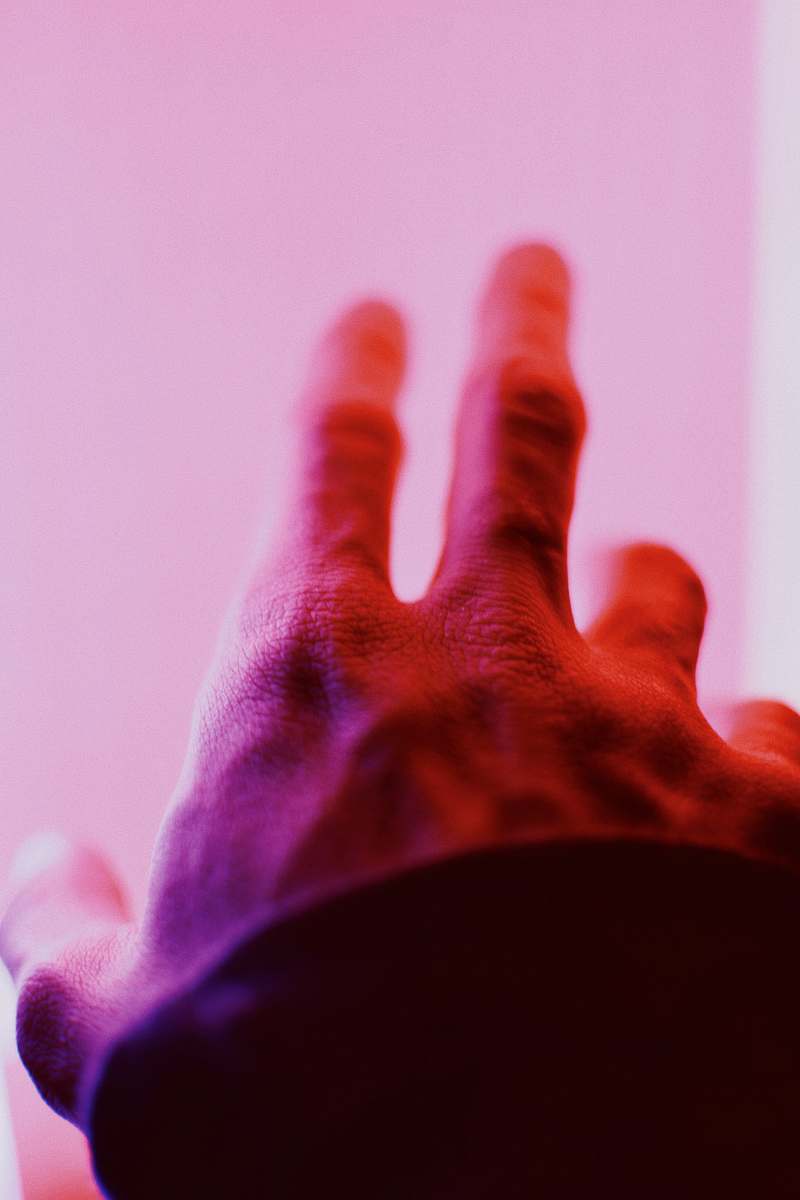 human person trying to reach person