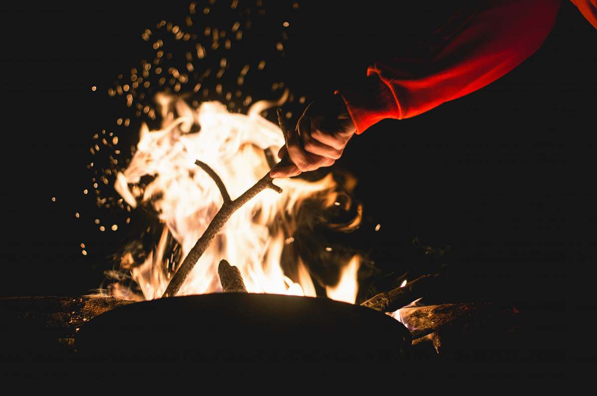 bonfire  campfire