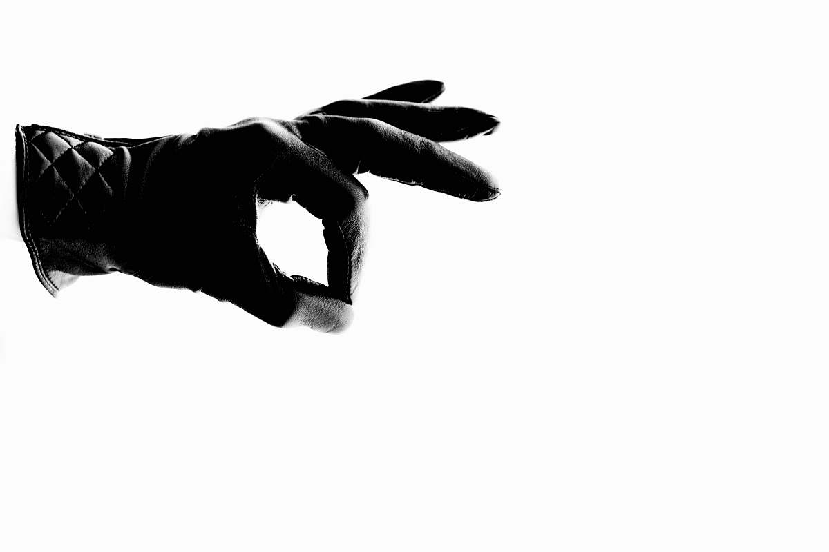 black-and-white black glove kaunas