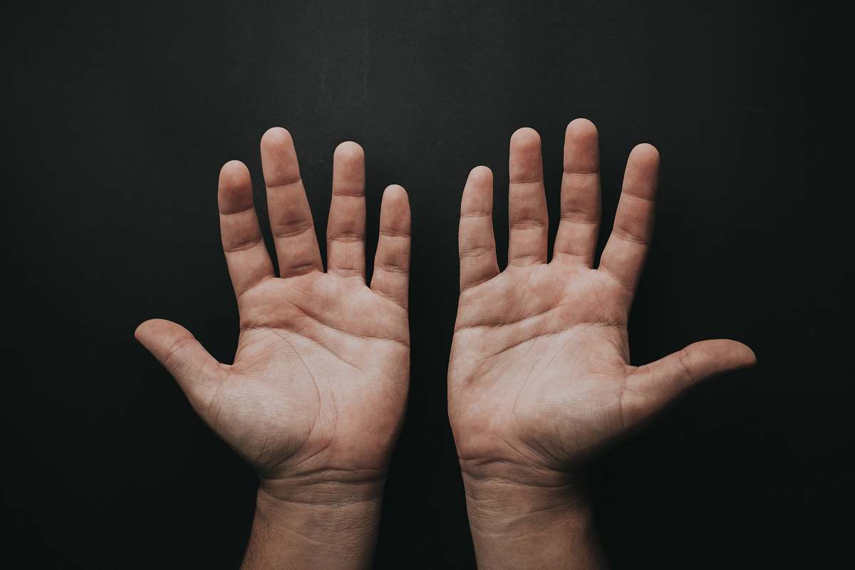 person human hand human