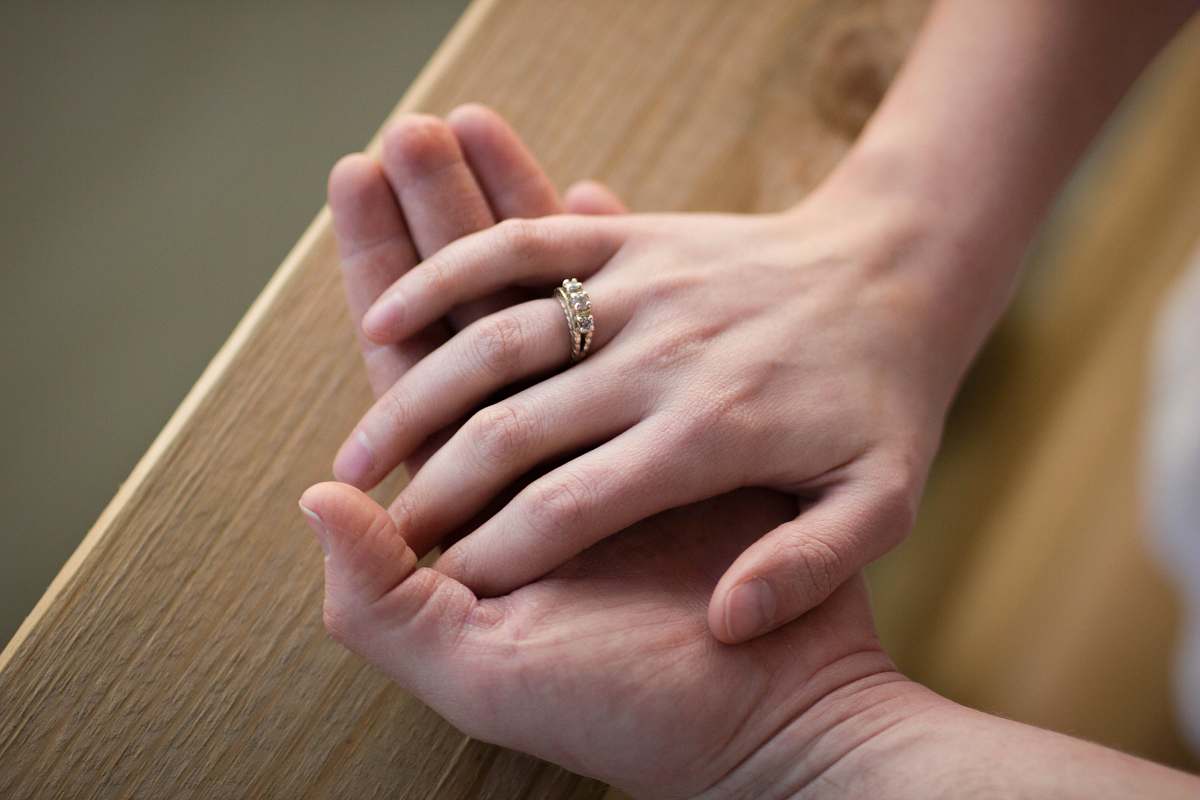 hands person holding hands wedding