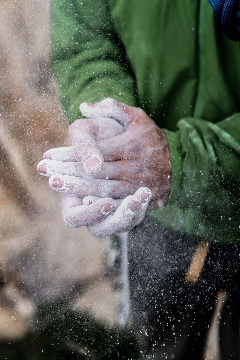 finger person holding his/her hands grey