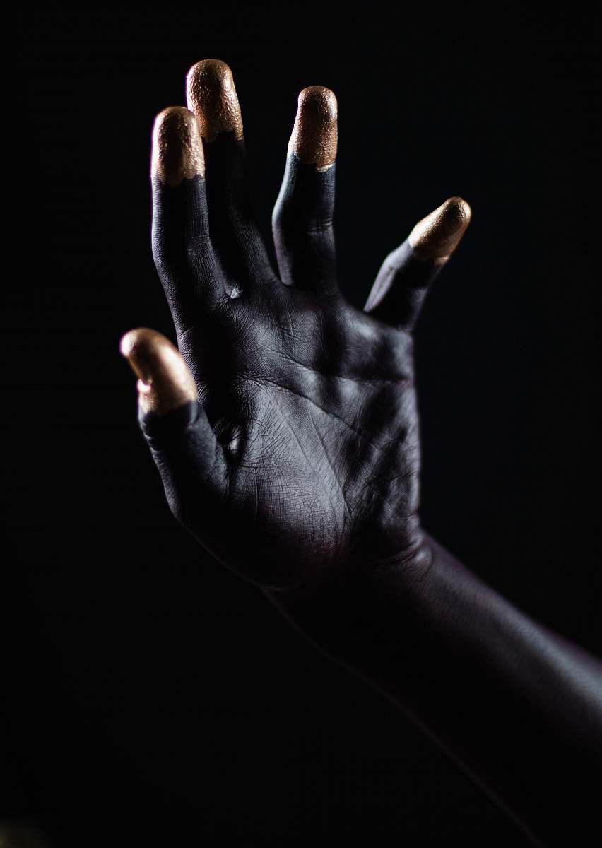 person person's right hand finger