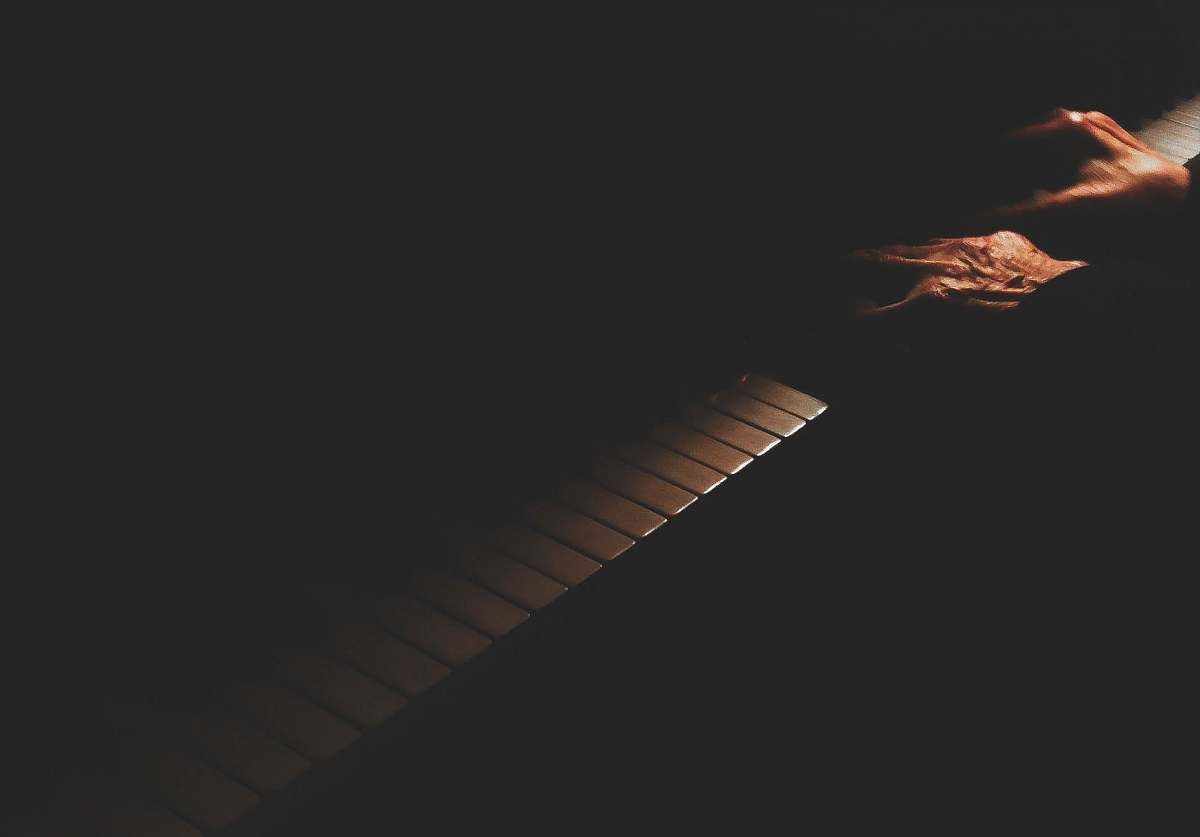 music person playing piano piano