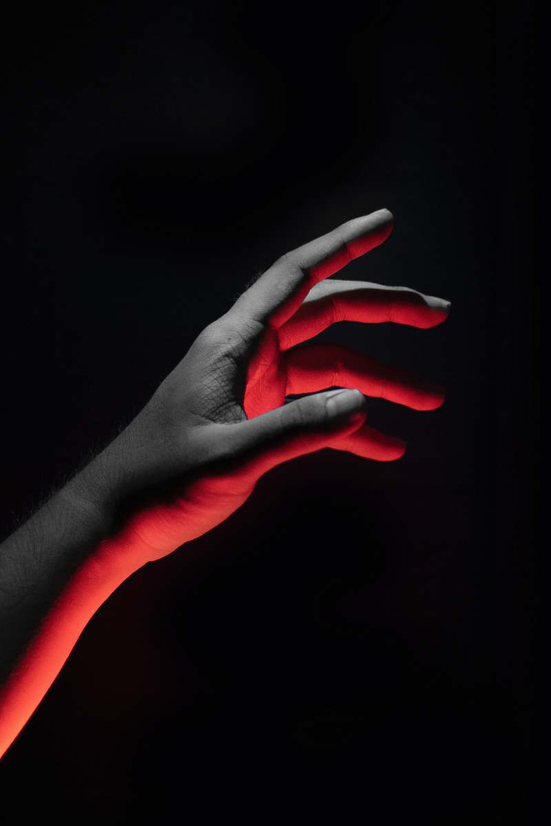 person human hand reaching out hand