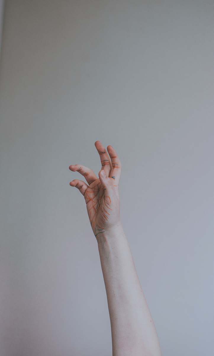 person person left hand finger