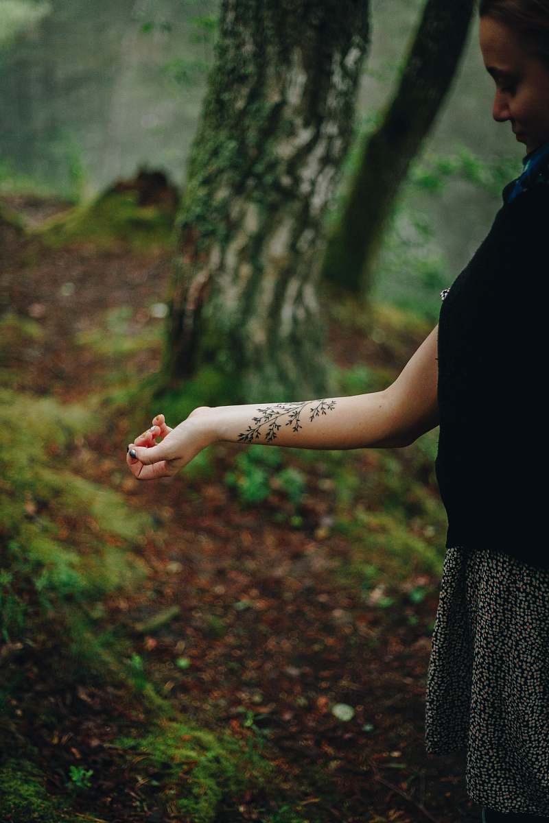 person person with arm tattoo skin