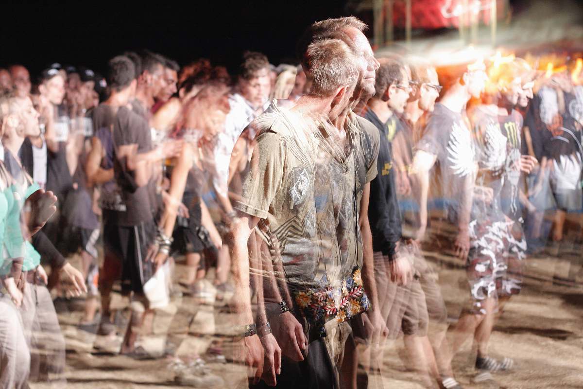 human group of people standing dance
