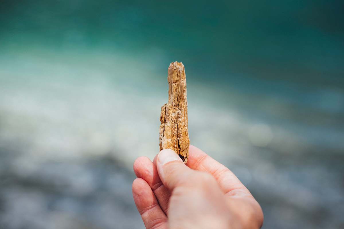 human person holding brown wood person