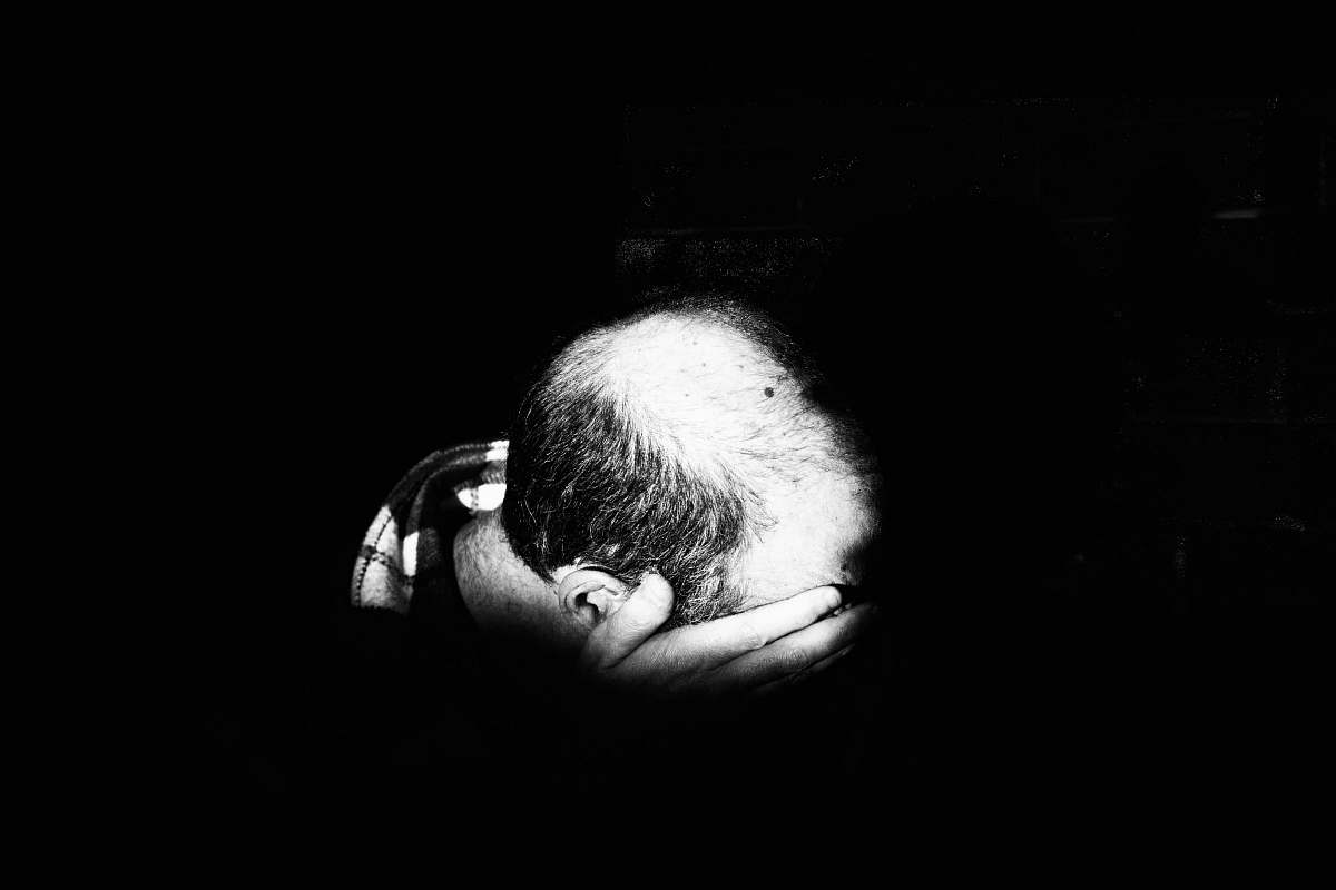 black-and-white  head
