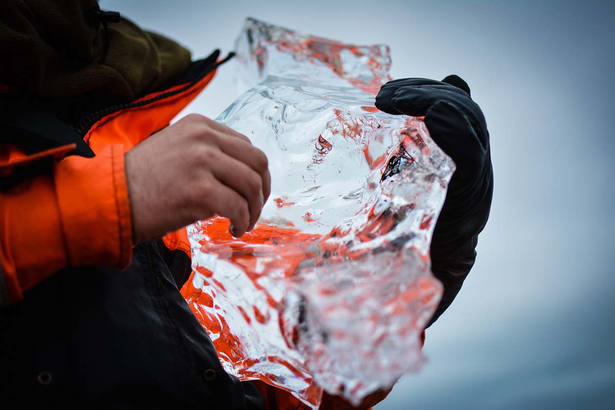 people person holding clear crystal human