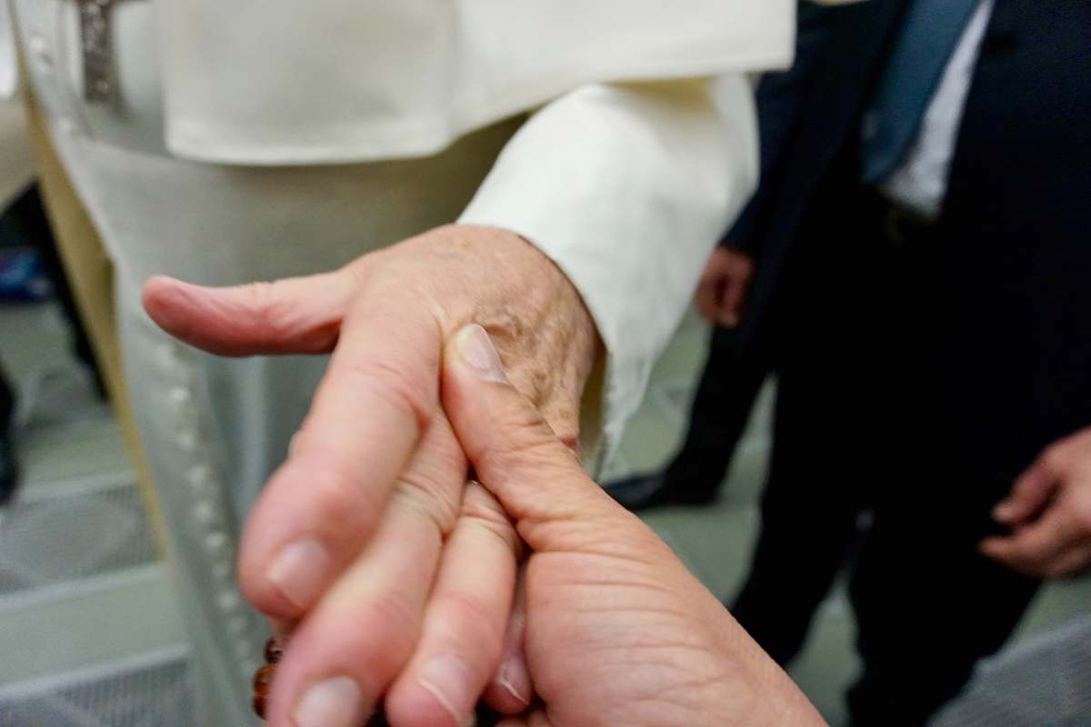human person holding hand hand