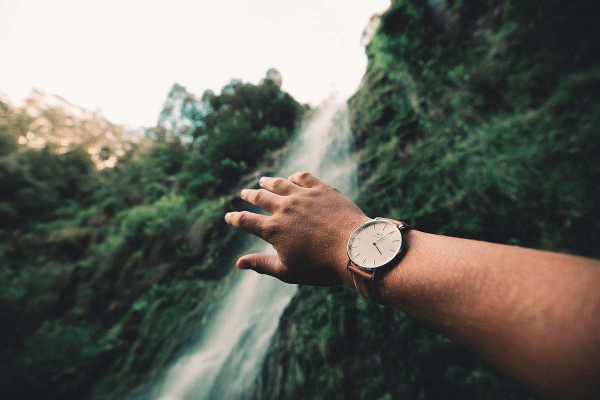 human person wearing watch wristwatch
