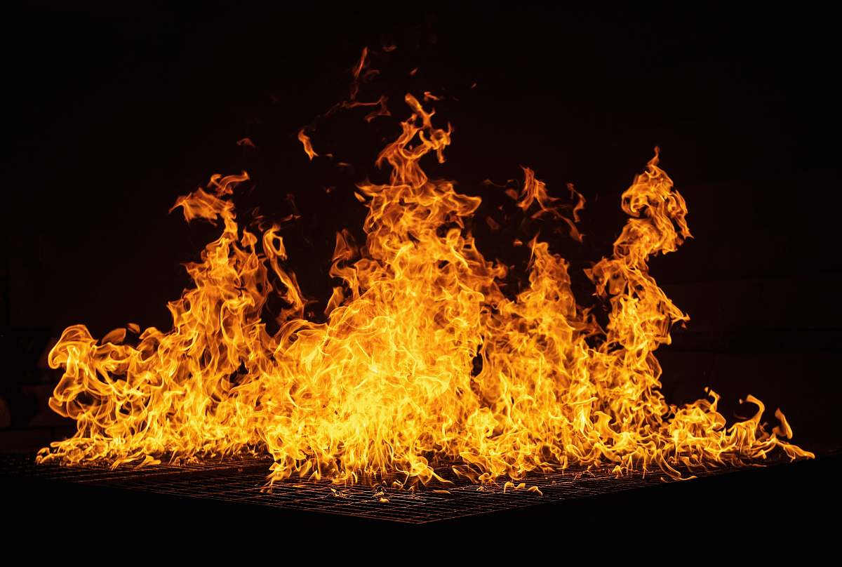 flame bonfire hot