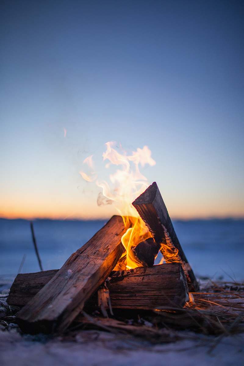 flame flames bonfire