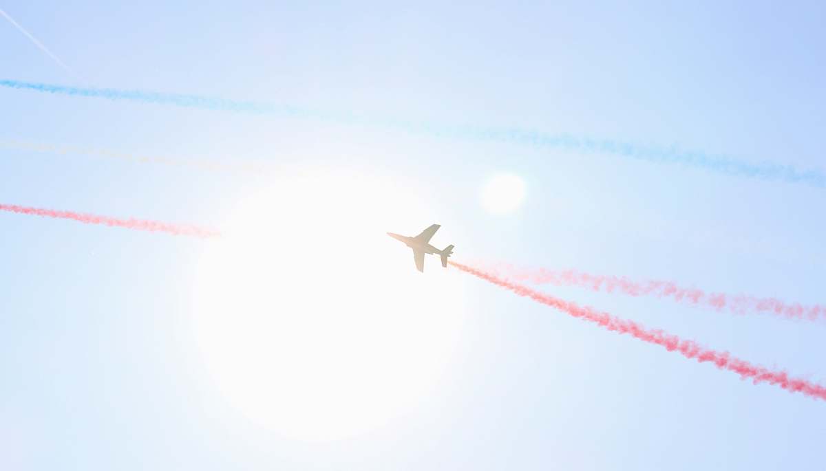 airplane plane on sky during daytime transportation
