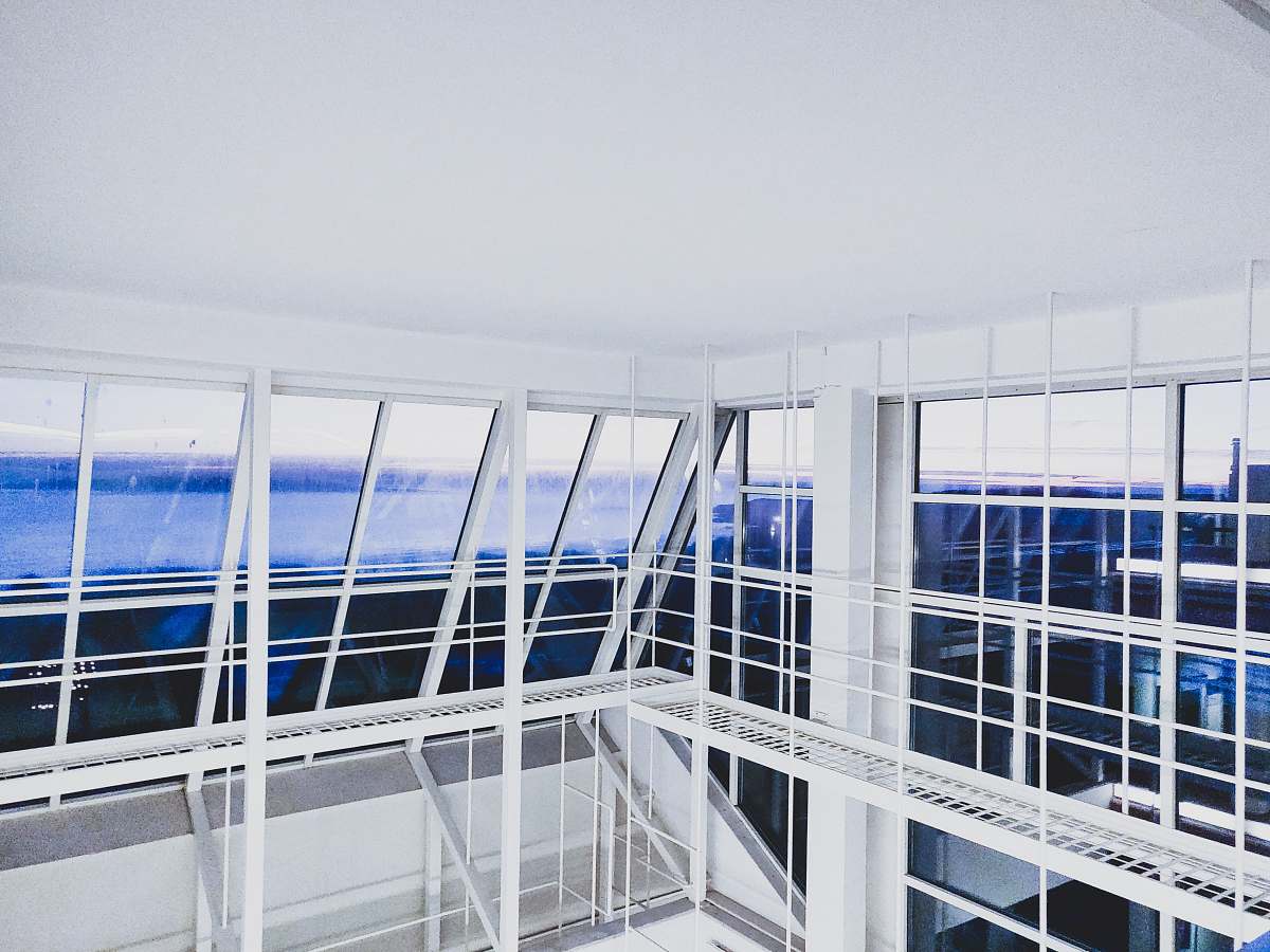 building building interior banister