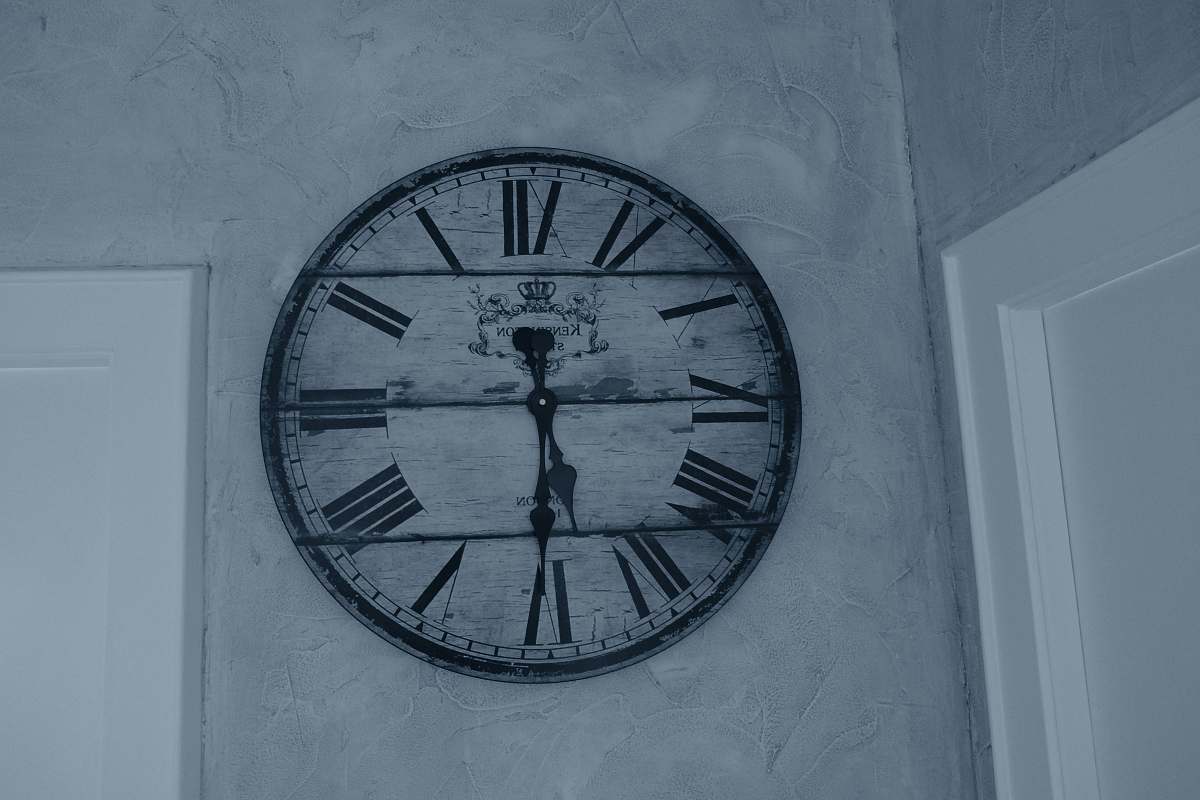 tower round gray and white analog wall clock clock tower