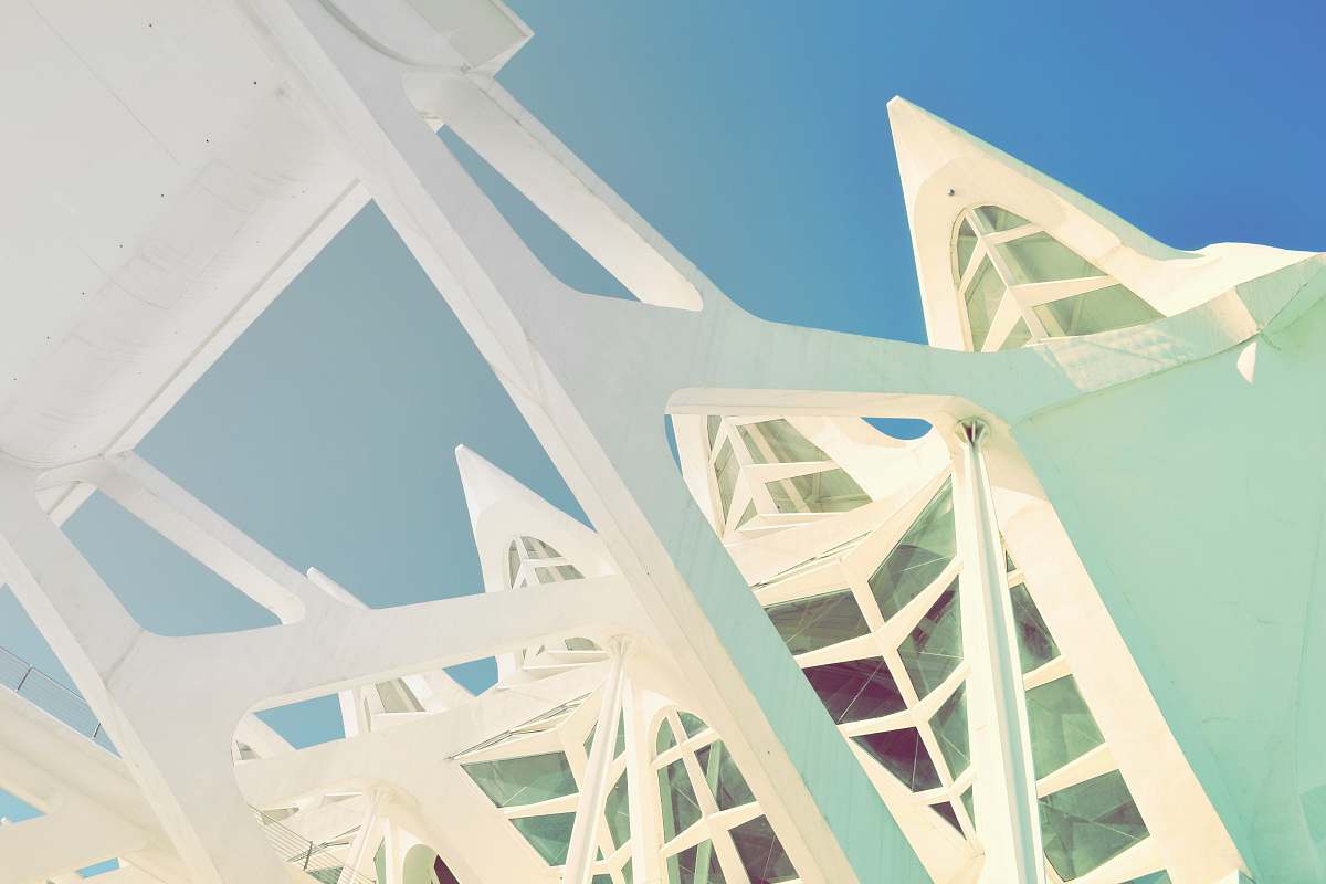 building white and beige concrete building structure