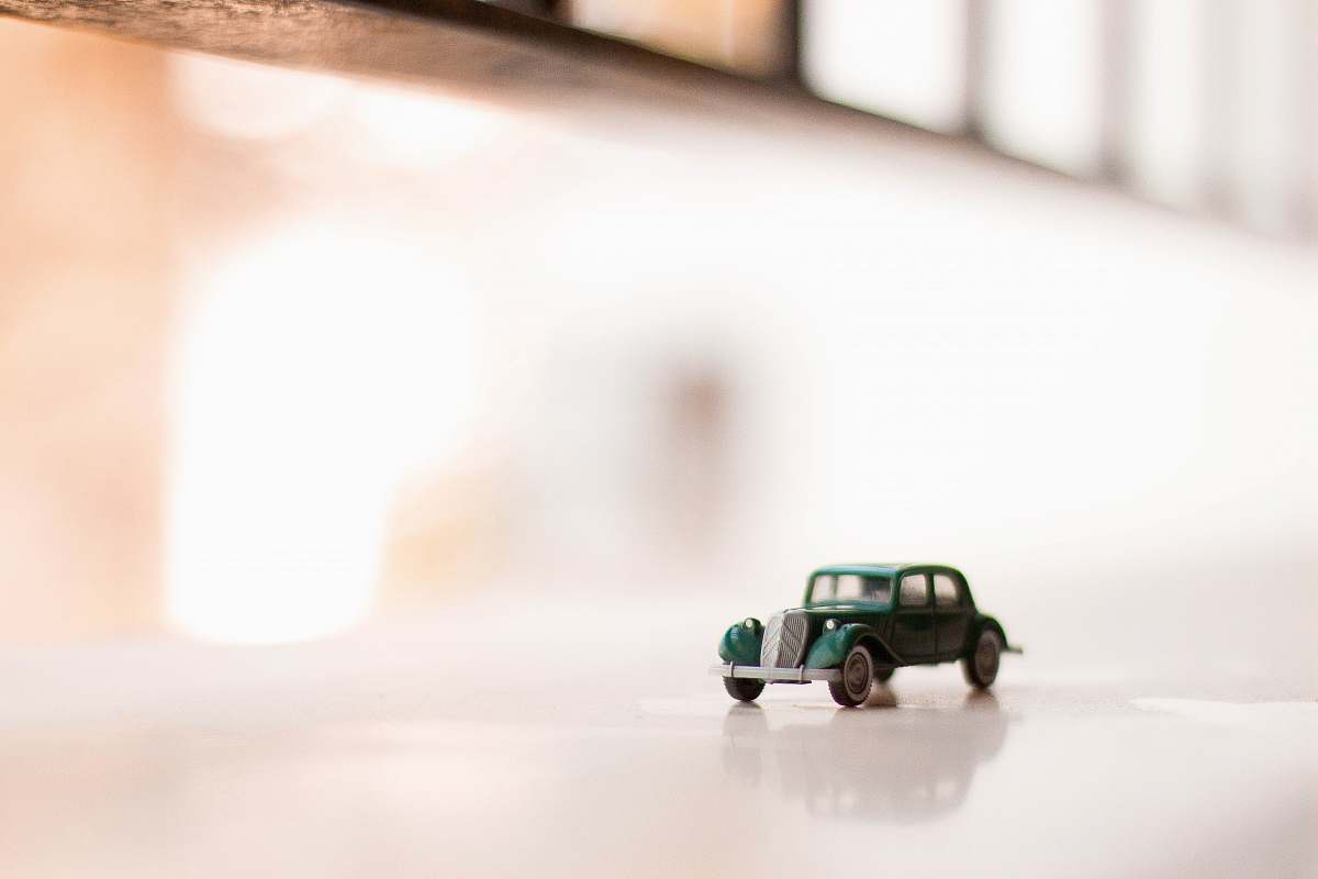 car small green car scale model transportation