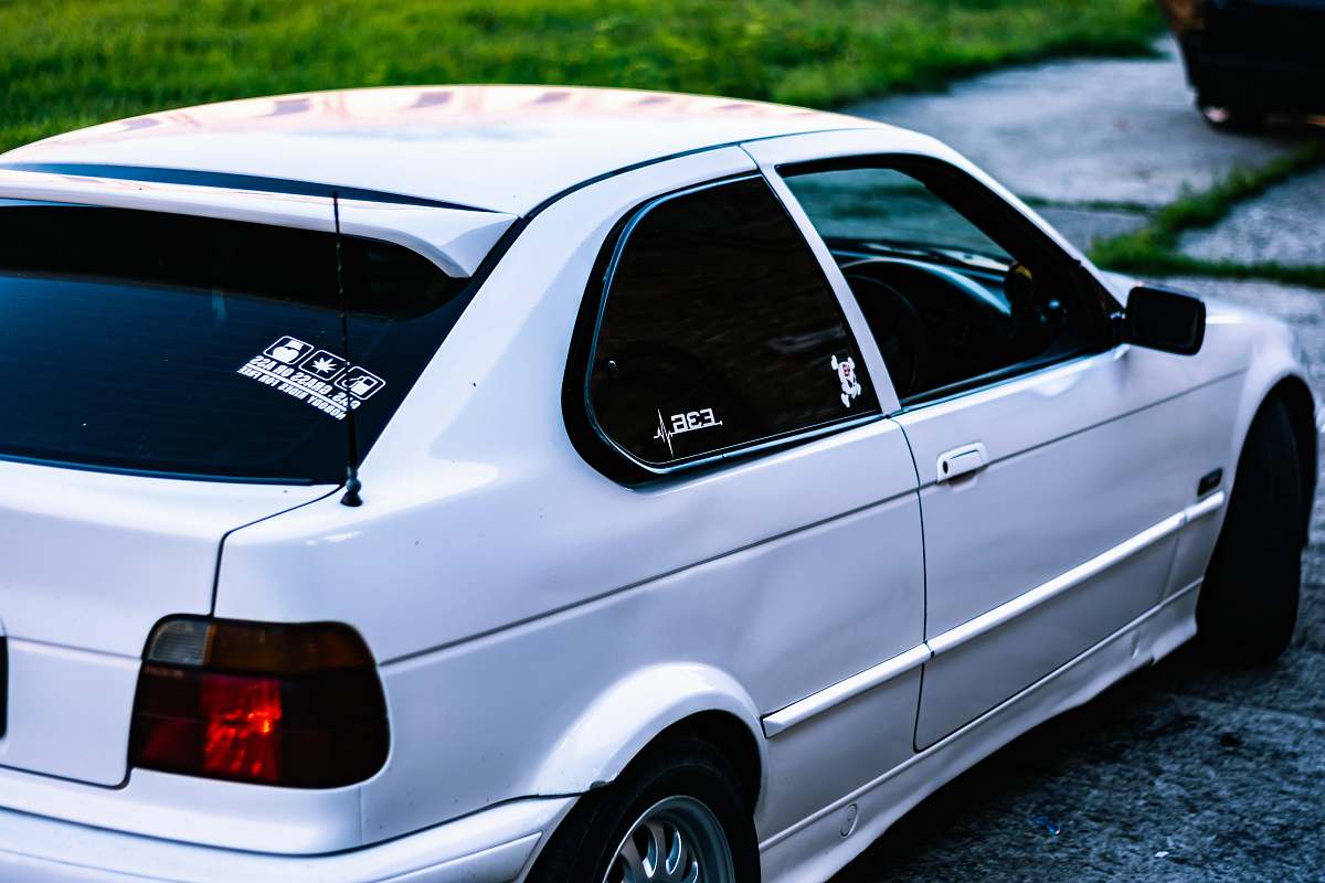 car white 3-door hatchback transportation