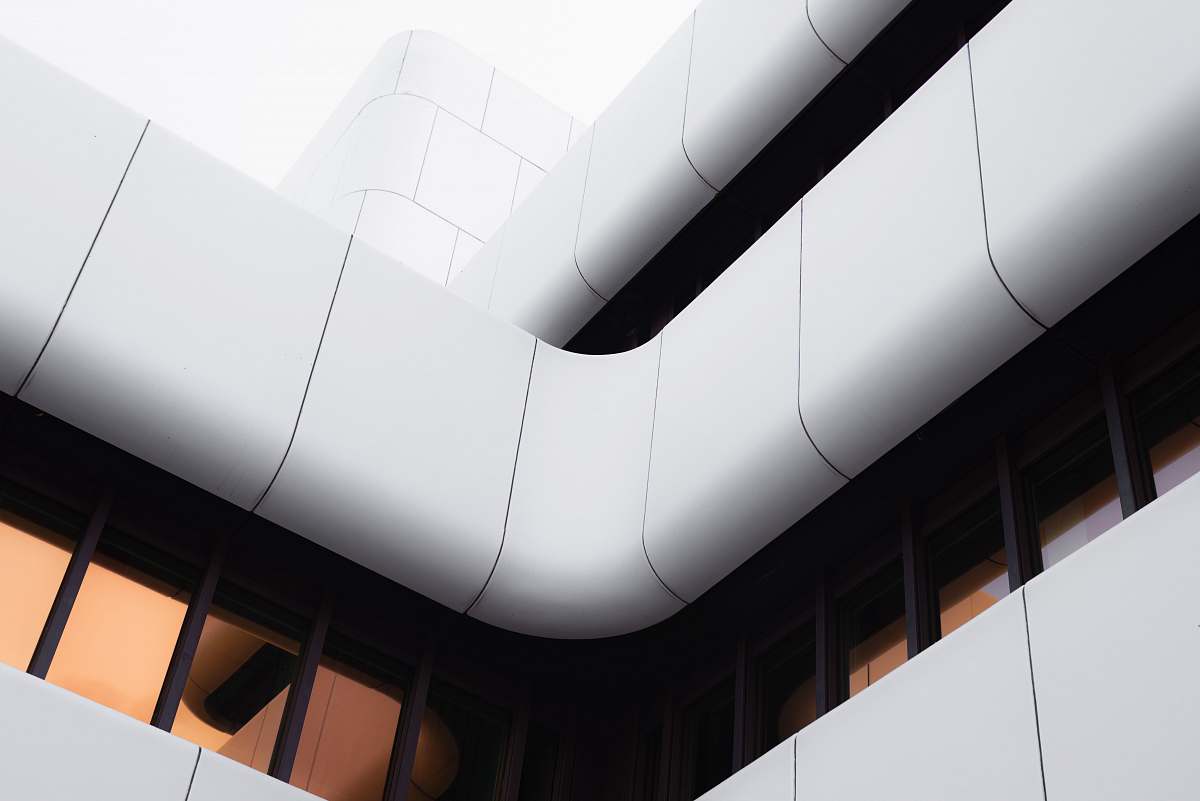handrail white building structure münster
