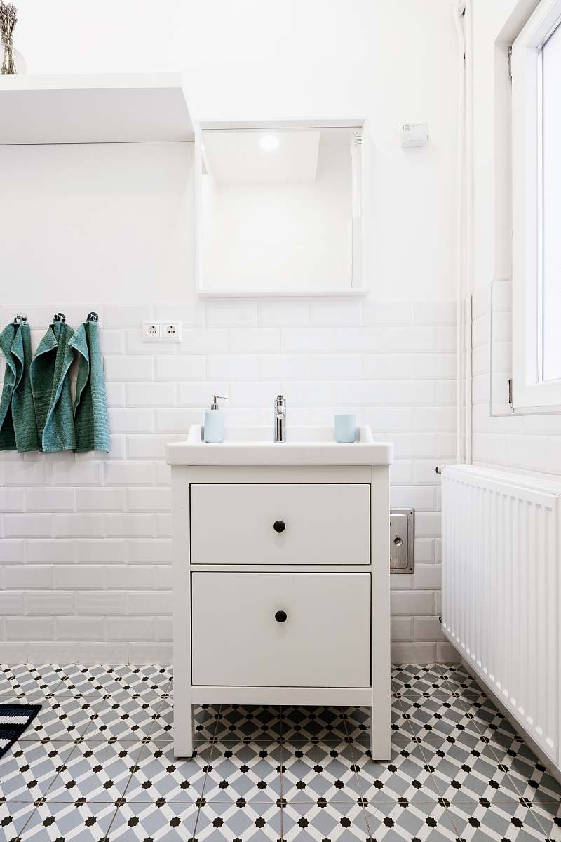 indoors white wooden cabinet room