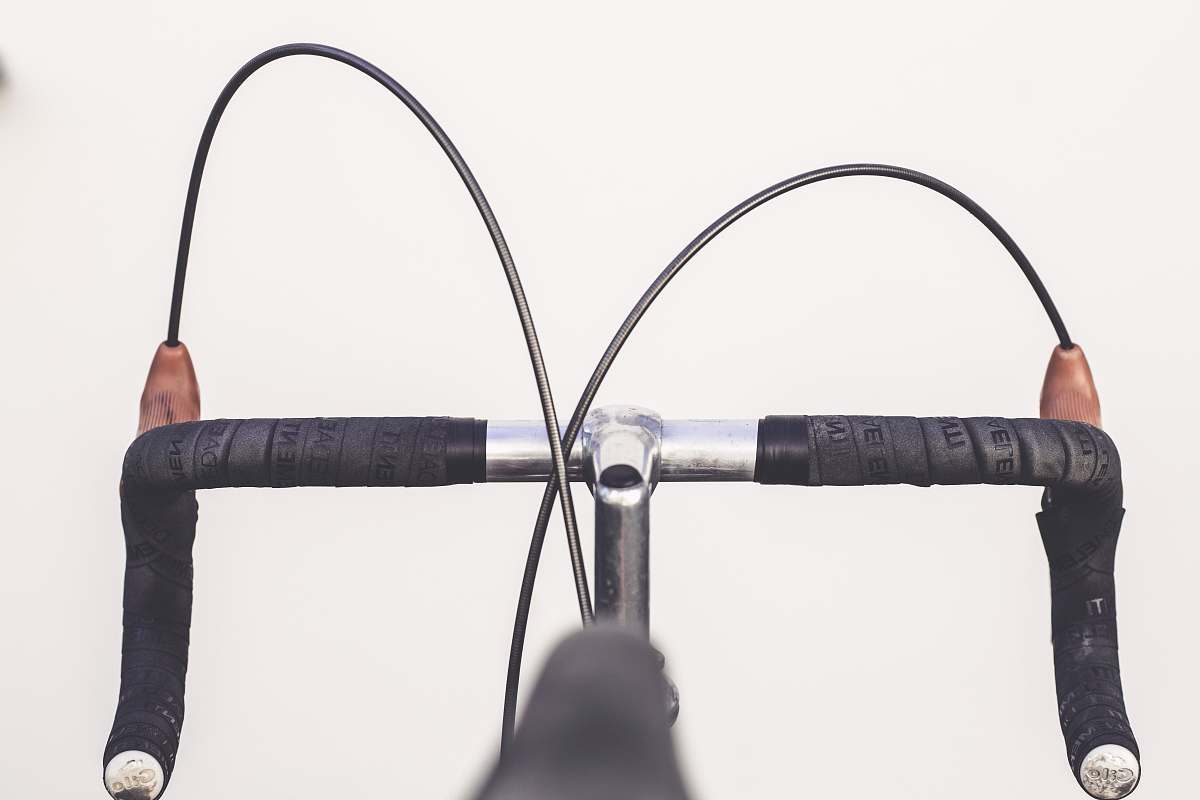 erlangen closeup photo of road bike handlebar germany