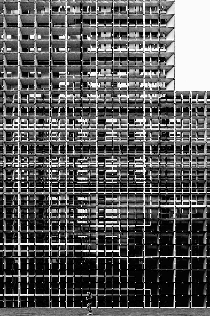building architectural photography of building office building