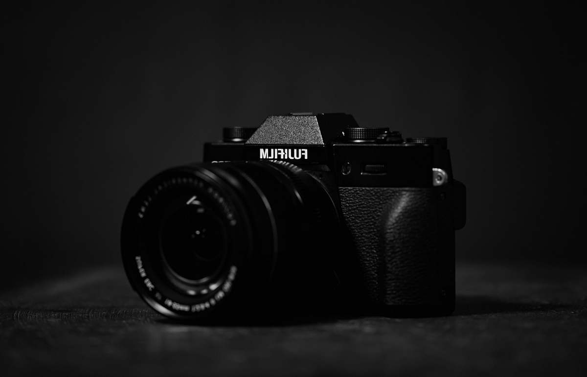 electronics black Fujifilm DSLR camera digital camera