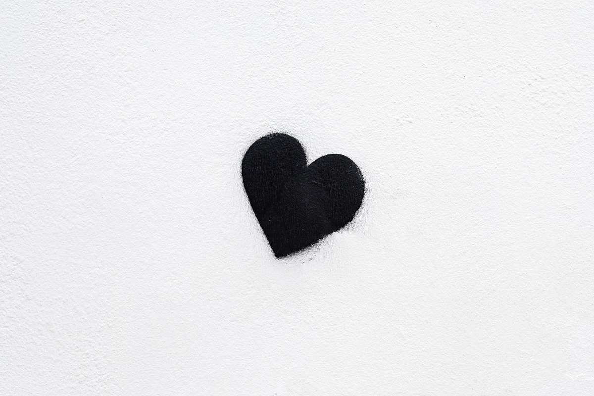 heart black heart black