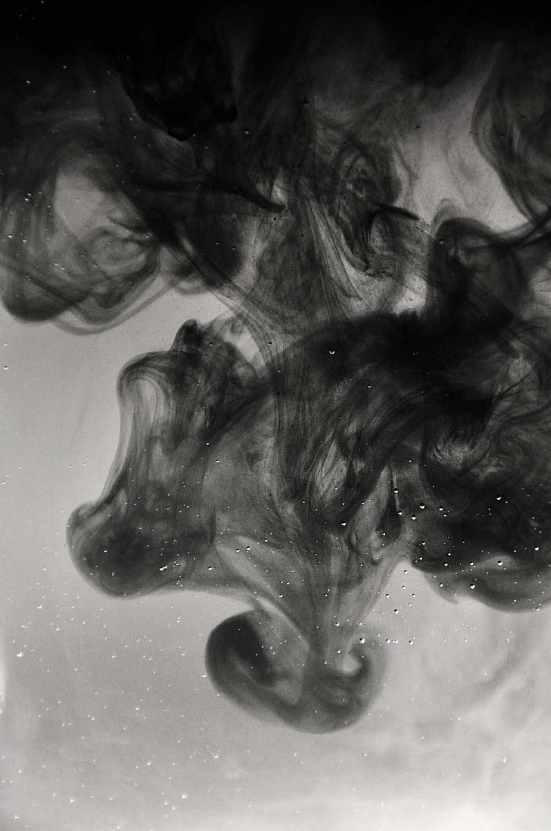 human black smoke water