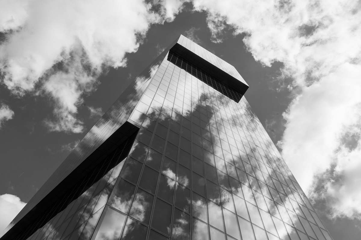 building clear glass building photography office building
