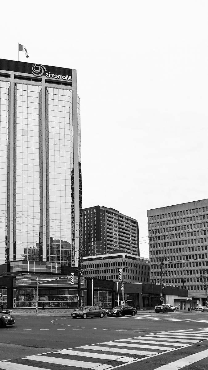 building curtain wall high-rise building office building